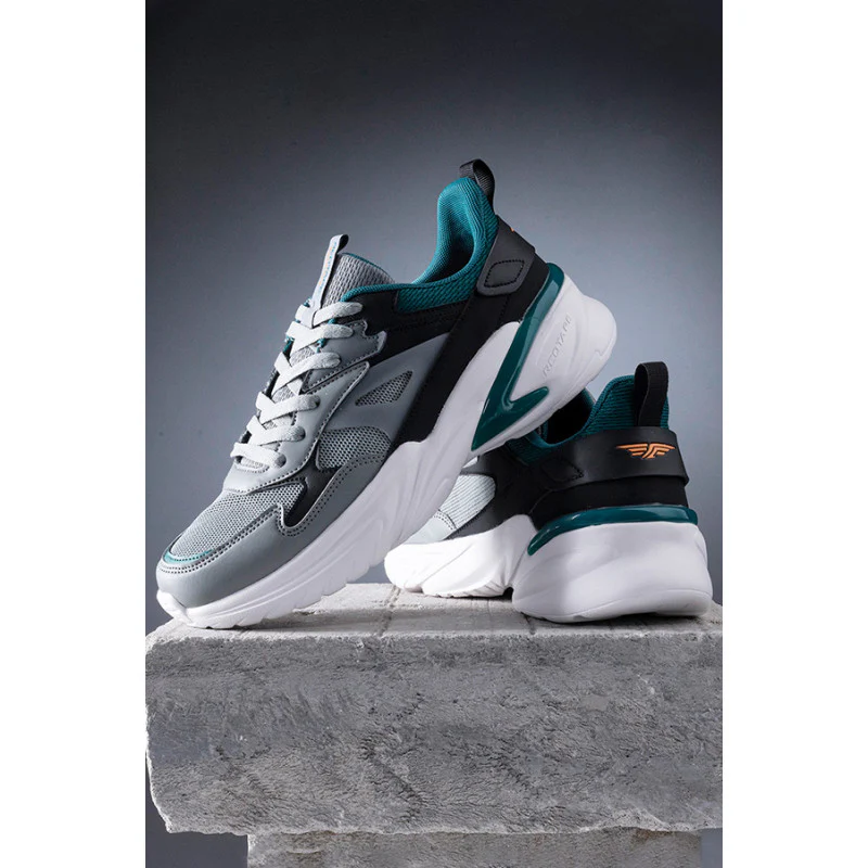 Men Grey Walking Shoes