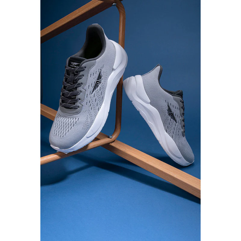 Men Grey Walking Shoes