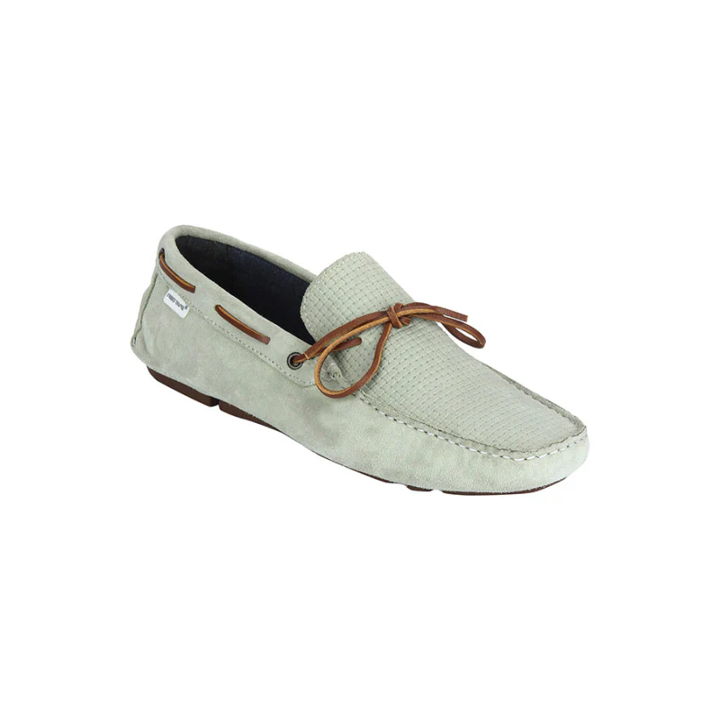Men Mint Green Driving Shoes