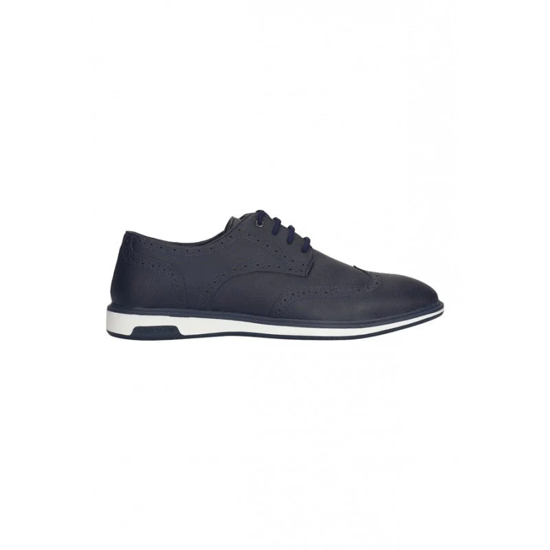 Men Navy Sneakers - Image 2