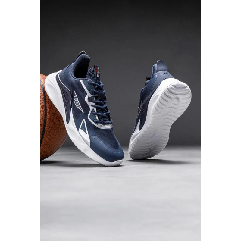 Men Navy Walking Shoes