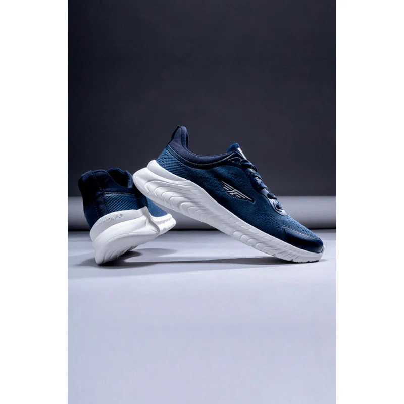 Men Navy Walking Shoes