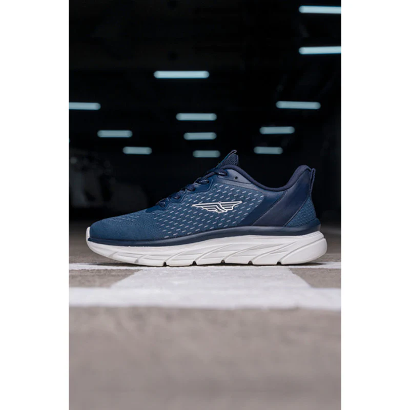 Men Navy Walking Shoes