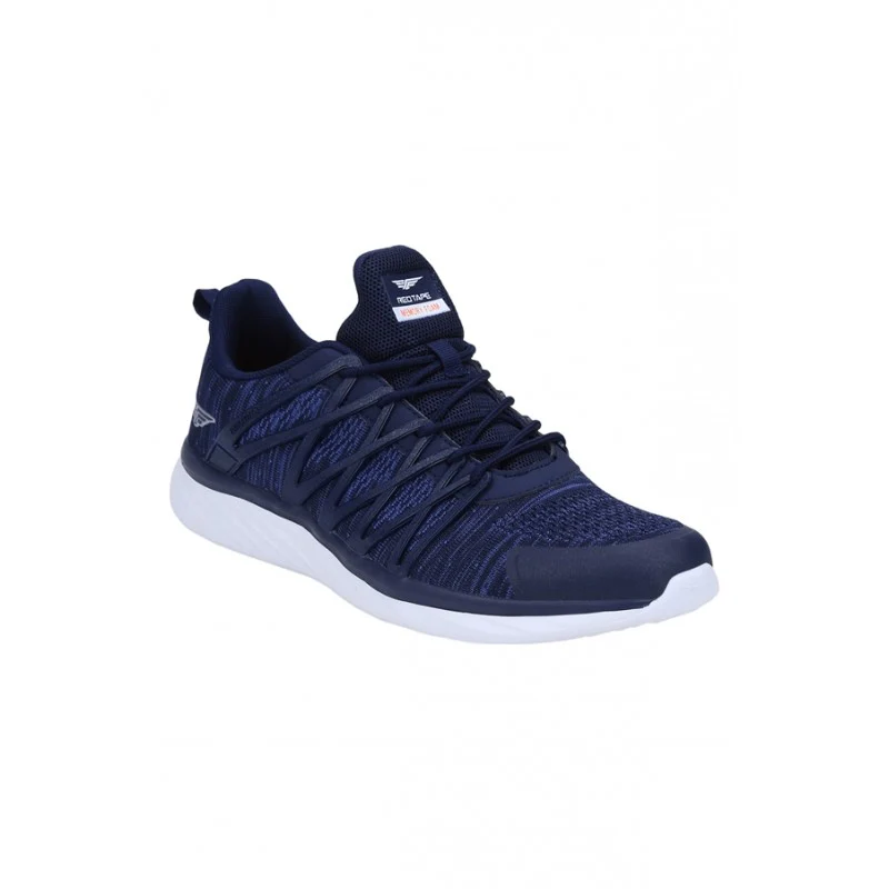 Men Navy Walking Shoes