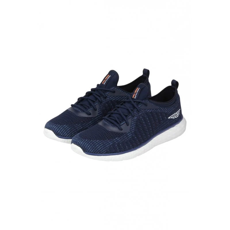 Men Navy Walking Shoes