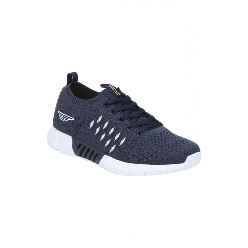 Men Navy Walking Shoes