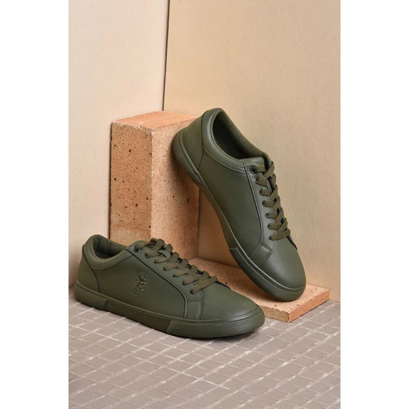 Men Olive Sneakers