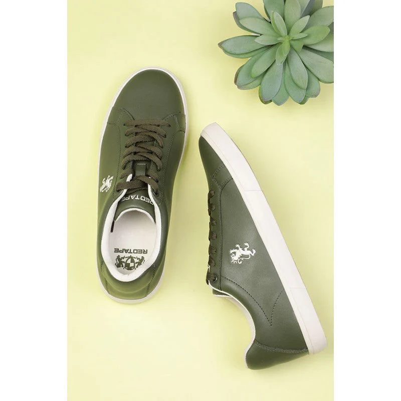 Men Olive Sneakers