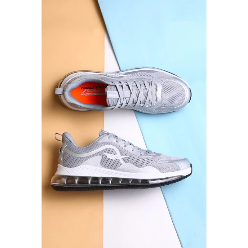 Men Silver Walking Shoes
