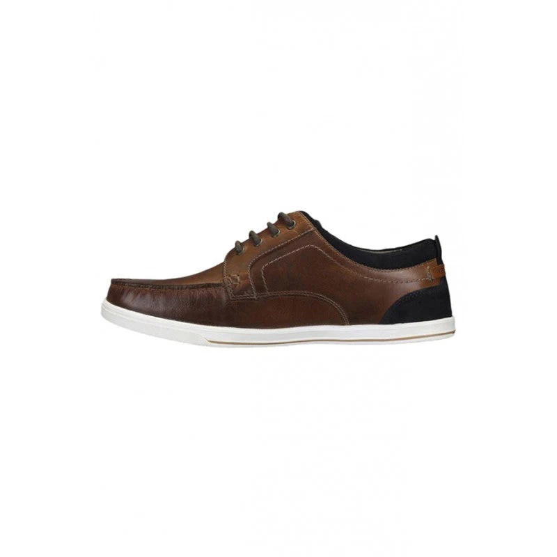 Men Tan Boat Shoes - Image 4