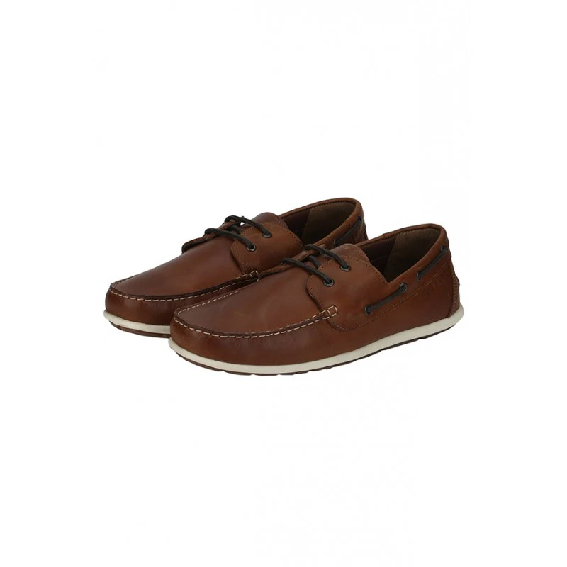 Men Tan Boat Shoes - Image 3