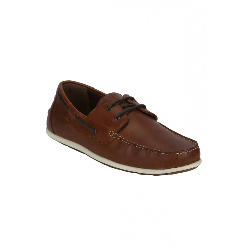 Men Tan Boat Shoes