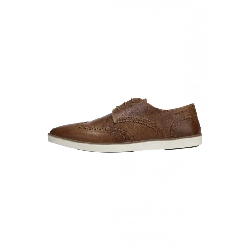 Men Tan Brogue Shoes - Image 5