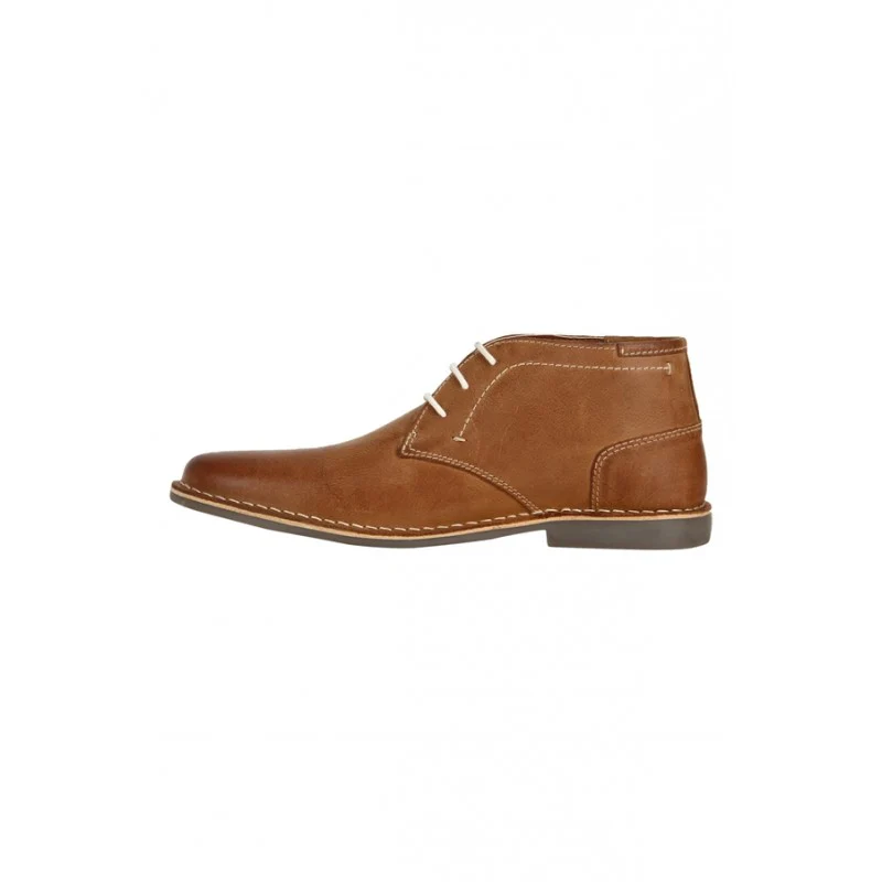 Men Tan Derby Shoes - Image 3
