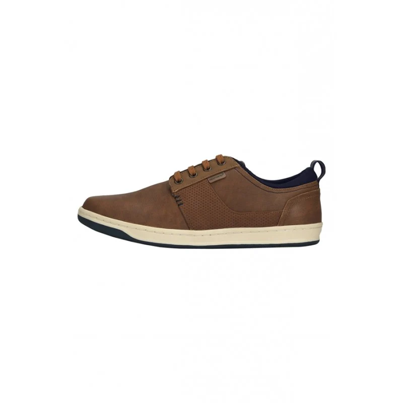 Men Tan Derby Shoes - Image 3