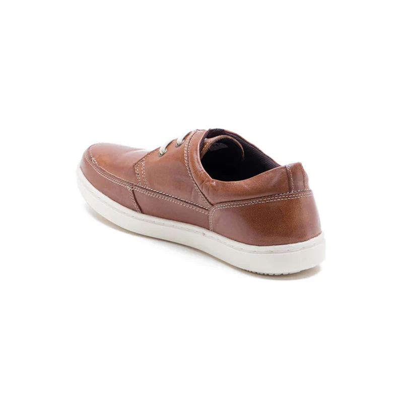 Men Tan Derby Shoes - Image 6