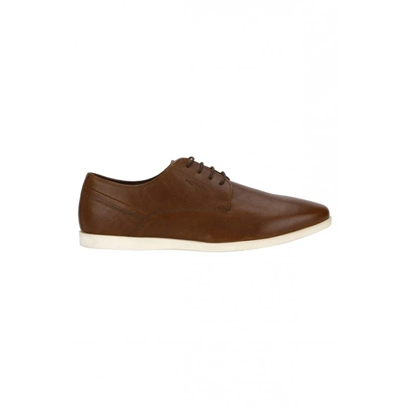 Men Tan Derby Shoes - Image 3