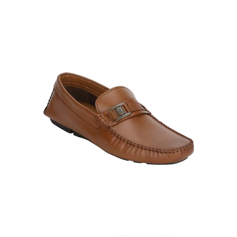 Men Tan Driving Shoes