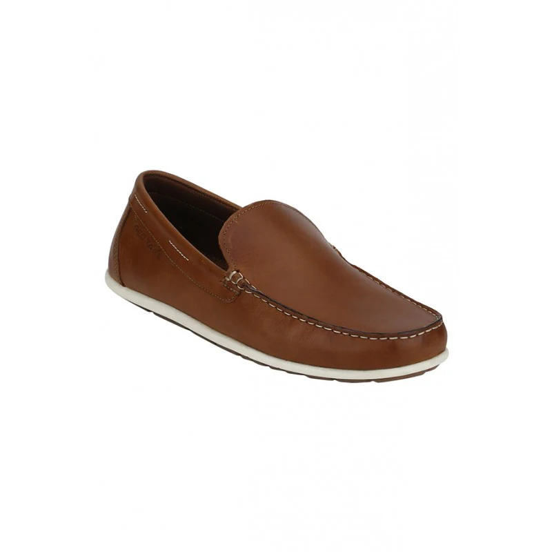 Men Tan Loafers