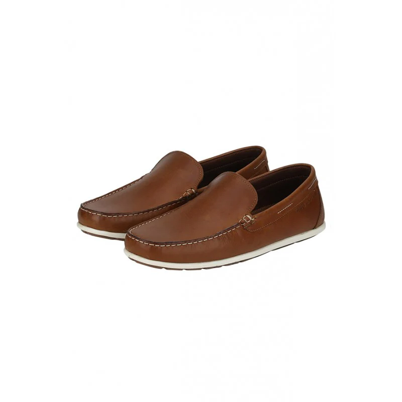 Men Tan Loafers - Image 4