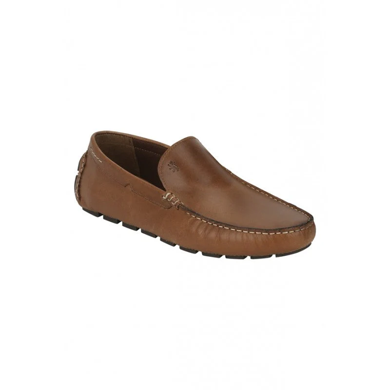 Men Tan Loafers