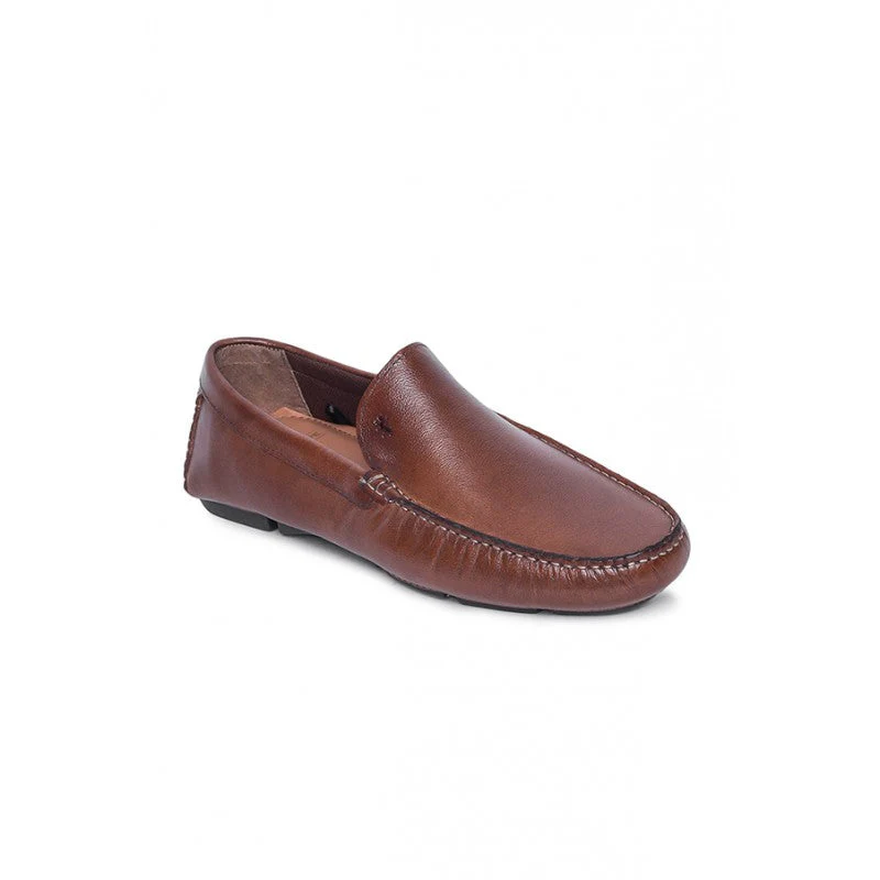 Men Tan Loafers