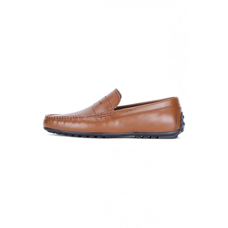 Men Tan Loafers - Image 4