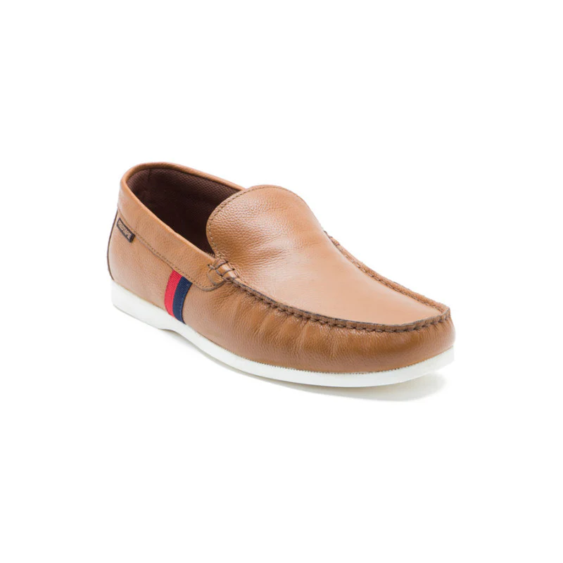 Men Tan Loafers