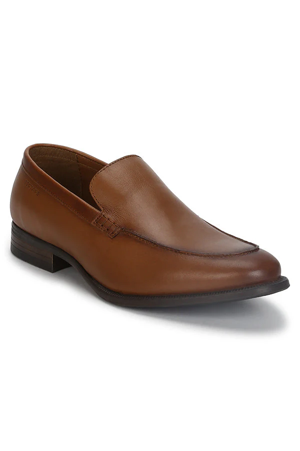 Men Tan Loafers