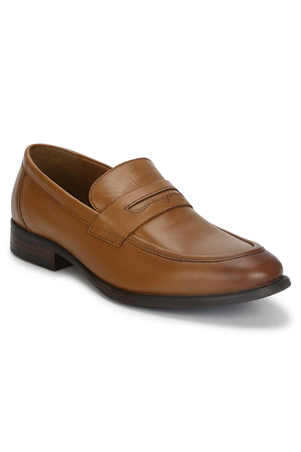 Men Tan Loafers