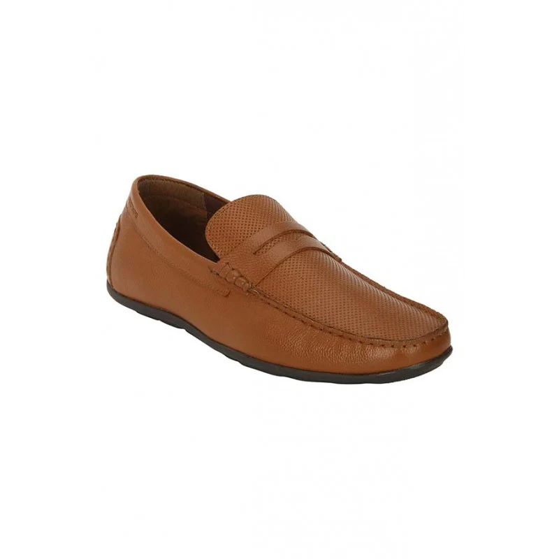 Men Tan Loafers