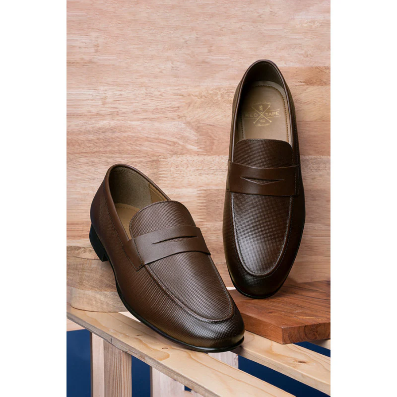 Men Teak Slip On Shoes