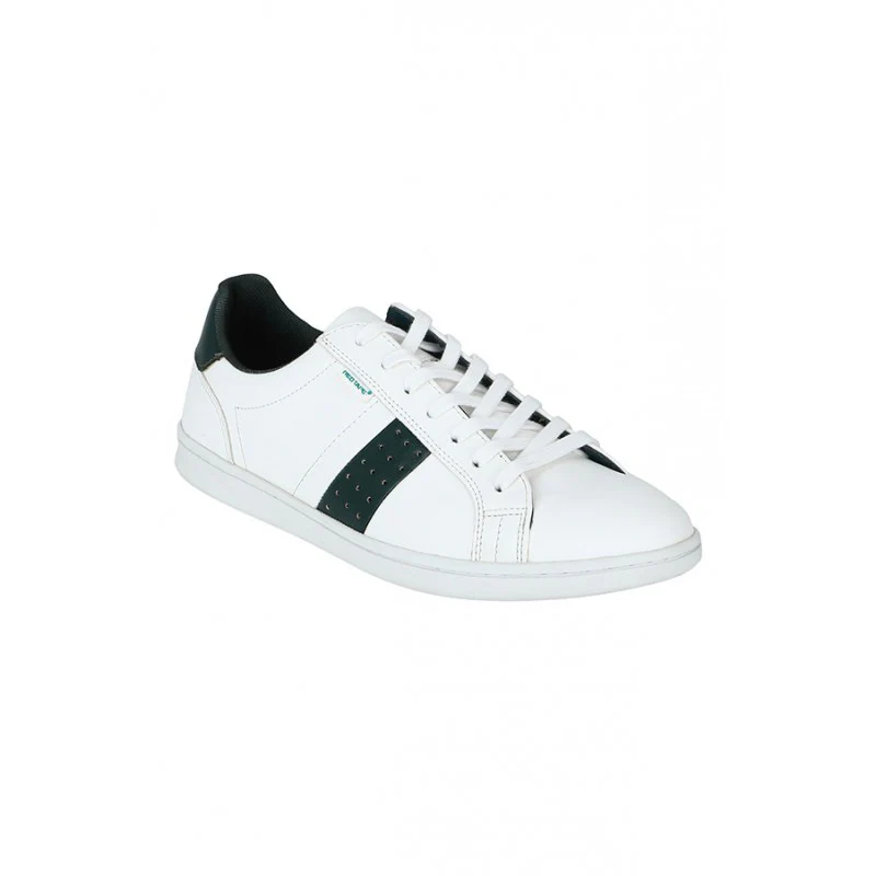 Men White & Green Sneakers