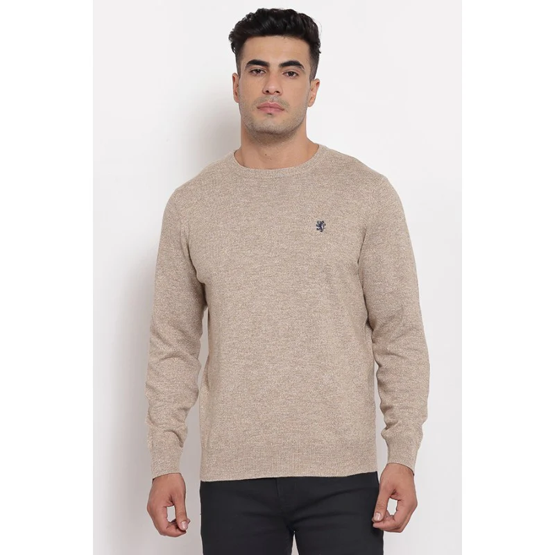 Men Beige Sweater