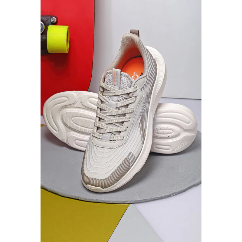 Men's Beige Walking Shoes
