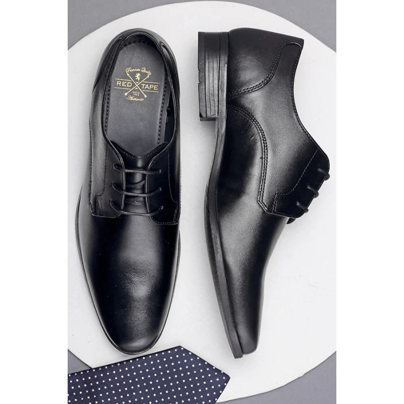 Men's Black Derby Shoes