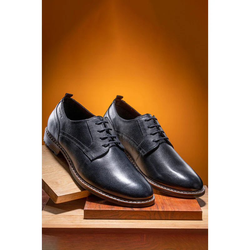 Men's Black Derby Shoes
