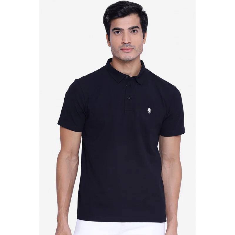 Men's Black Half Sleeve T-Shirt