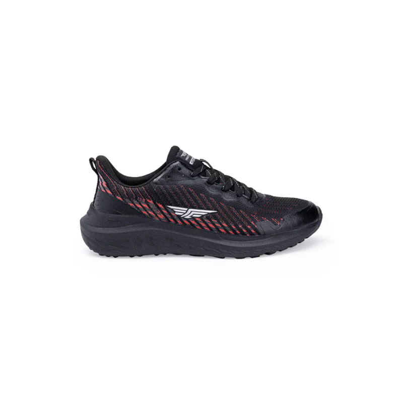 mens black red walking shoes