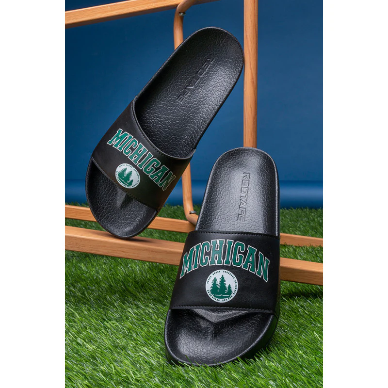 Men's Black Sliders