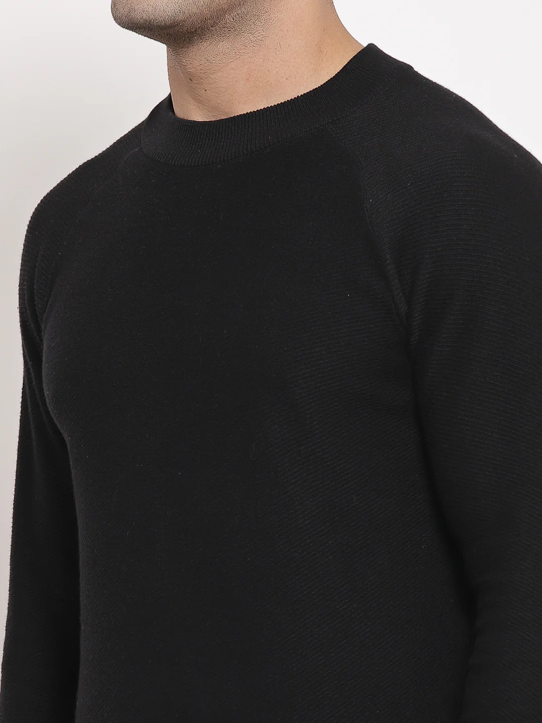 Men's Black Sweater - Image 3