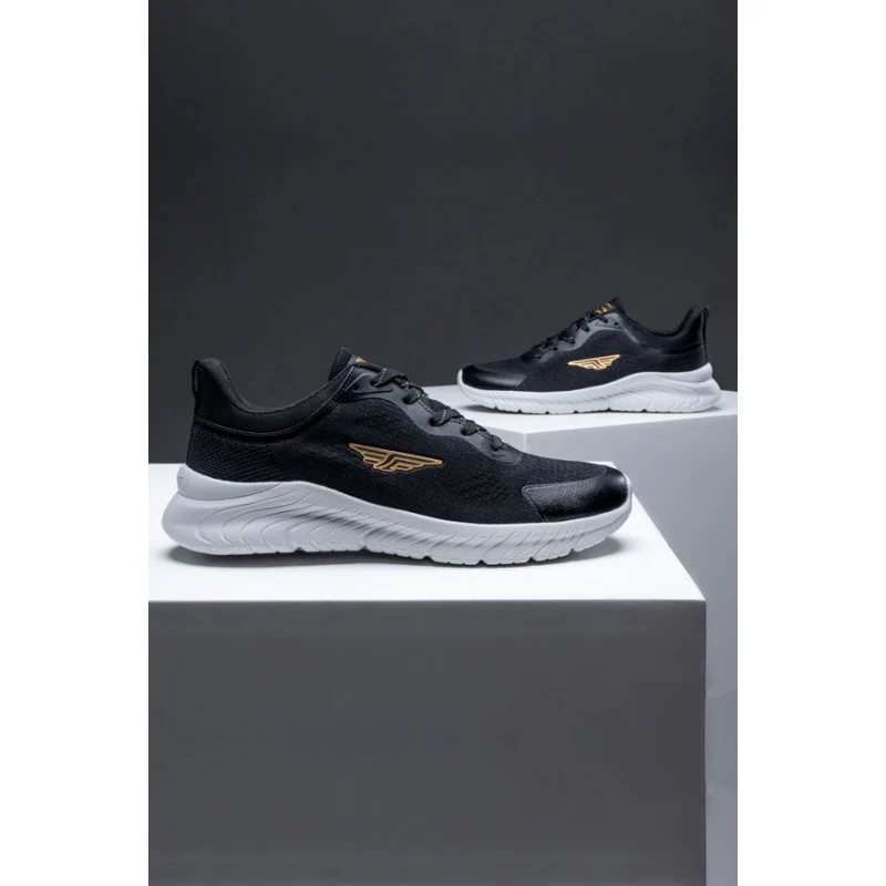 Men's Black Walking Shoes