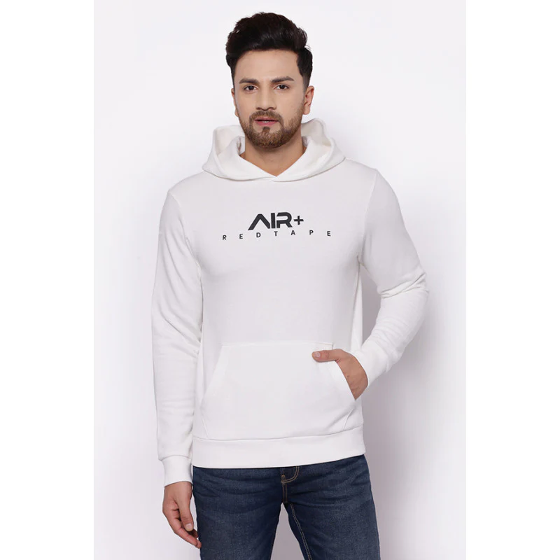 Men's Bright Off White Hoodies