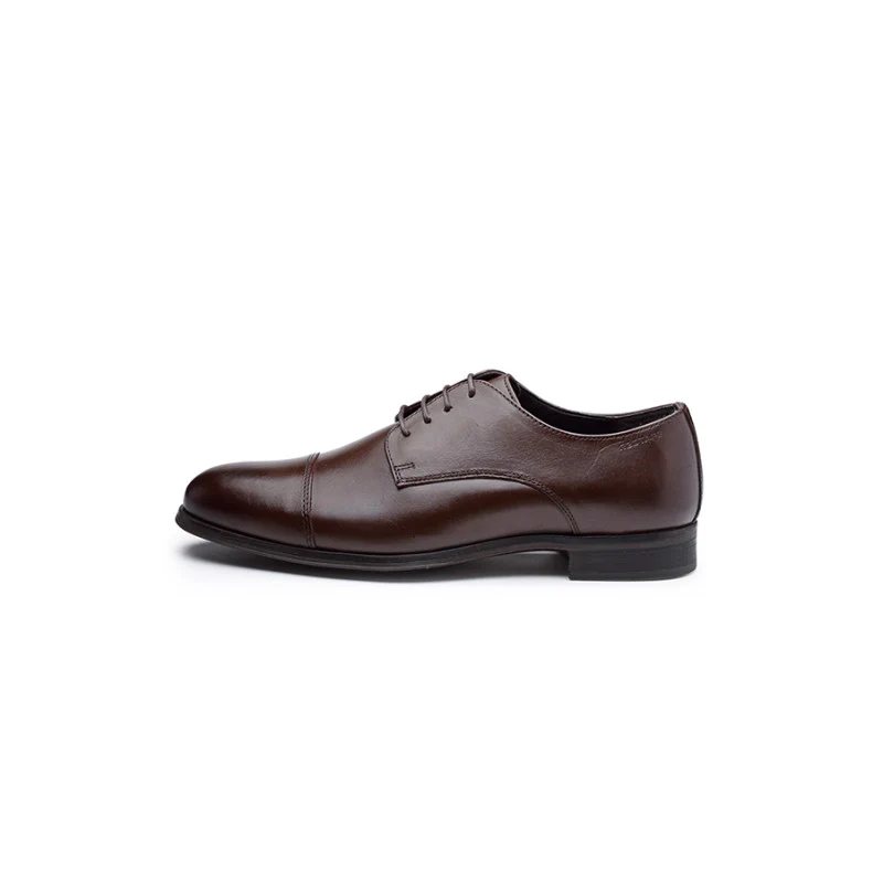 Men's Brown Derby Shoes - Image 4
