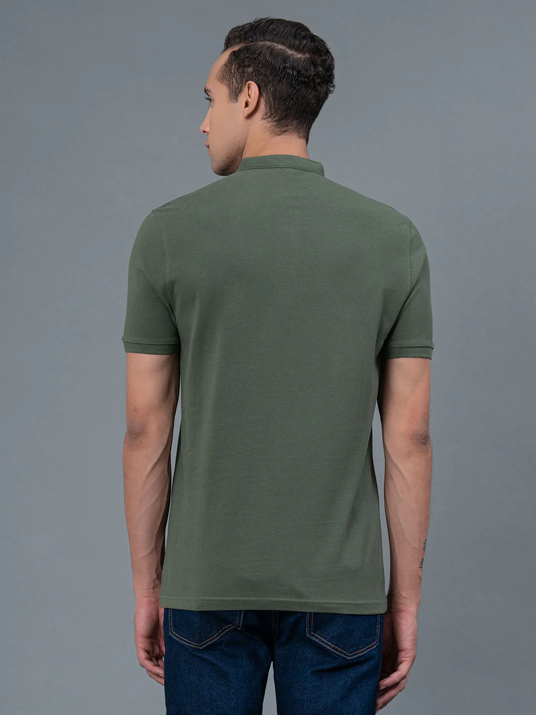 Men's Casual Henley T-Shirt - Image 4