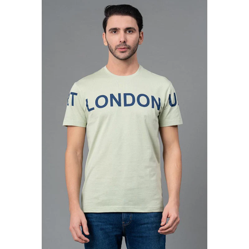 Mens Casual Round Neck T-Shirt