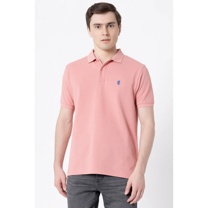 Men's Coral Haze Solid T-Shirt
