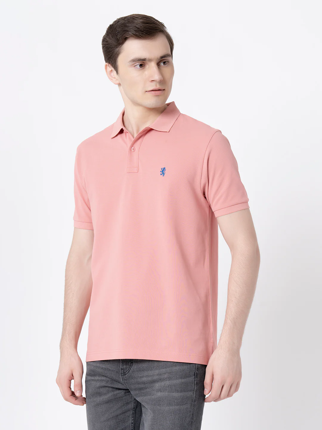 Men's Coral Haze Solid T-Shirt - Image 2