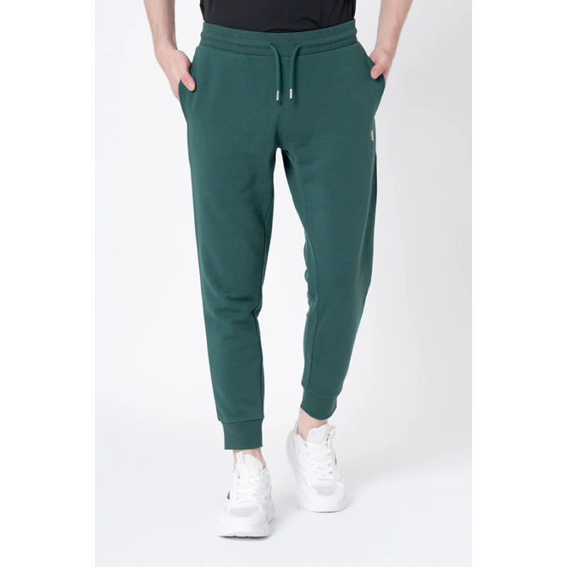 Men's Dark Green Solid Jogger
