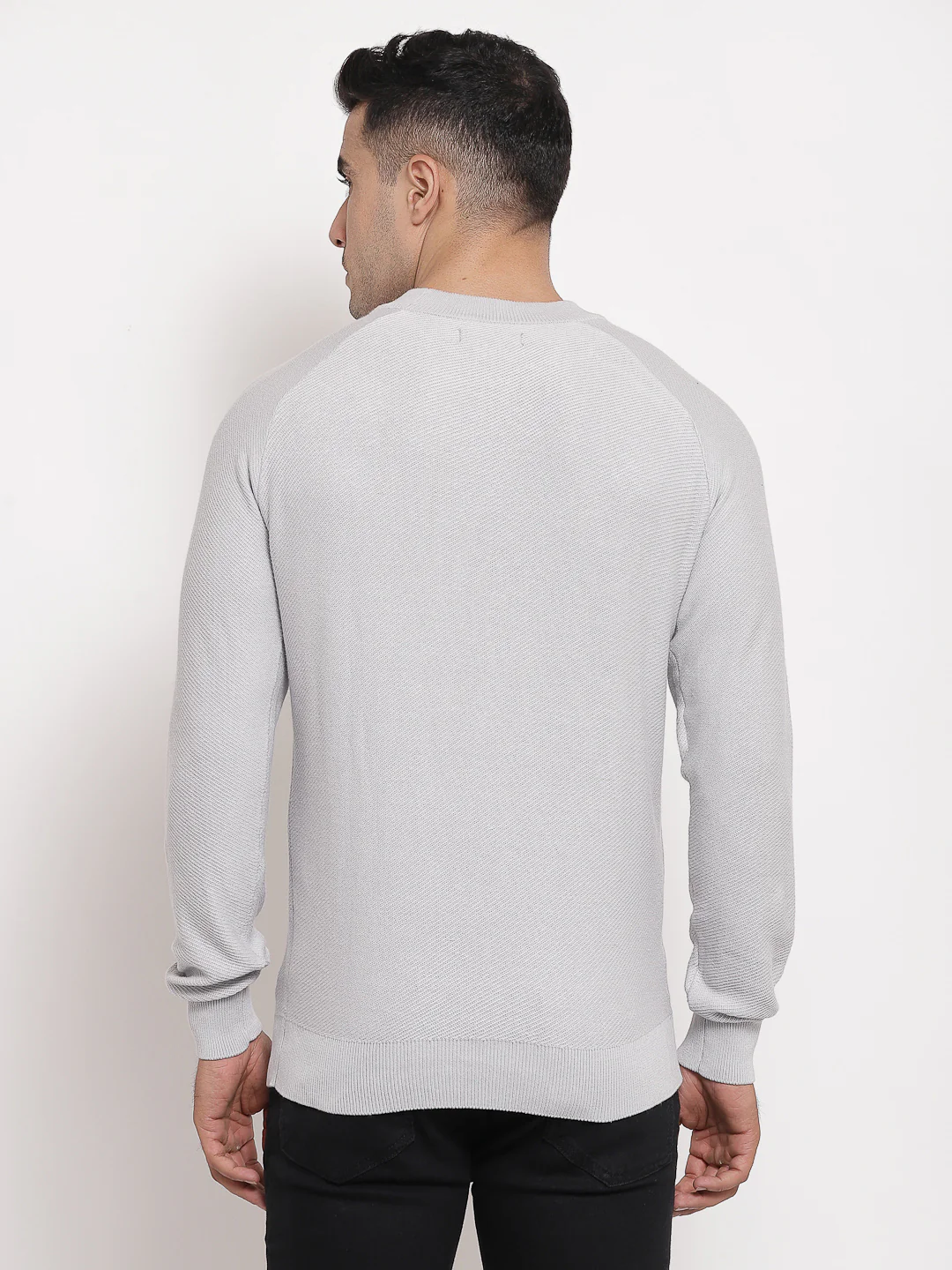 Men's Grey Sweater - Image 4